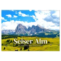 Calvendo Seiser Alm - Im Herzen der Dolomiten. (Wandkalender