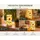 Formano LED Deko Licht Sonnenblumen Stimmungslicht Glaszylinder 20 cm Holzsockel - Bunt
