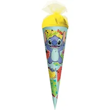 ROTH Schultüte, Disney Stitch, 22 cm, rund, Tüllverschluss