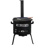 15 Liter Gusseisen mit Schöpflöffel