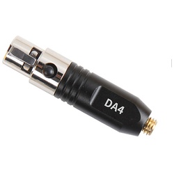 Deity DA4 Microdot Adapter Black