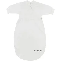 Meyco Baby Unisex-Baby Innenschlafsack Schlafsäcke, Offwhite, 80/86