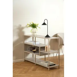 VCM Bücherregal 114 x 35 x 78 cm Grau