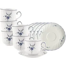 Villeroy & Boch Vieux Luxembourg Frühstückstasse 0,24 l Blau 6 St.