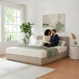 [en.casa] Tröstiar 140 x 200 cm Beige