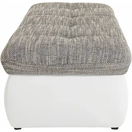 DOMO collection Moric Kunstleder Softlux weiß/grau