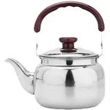 VOSAREA 0.5L Pfeifender Wasserkessel Pfeifkessel Edelstahl Wasserkocher Pfeifenkessel Induktion Teekessel Flötenkessel mit Hitzebeständigem Griff für Gas Herd Gasherd