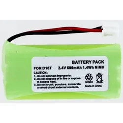 AGI Akku für At&t AT-3201 NiMH 2,4 Volt 600 mAh grün