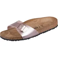 Birkenstock Madrid Birko-Flor schmal metallic copper 40