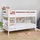 Hoppekids Etagenbett ECO COMFORT 90 x 200 cm Kiefer massiv weiß
