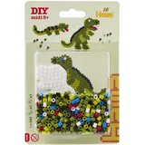 Hama Bügelperlen Midi Dino 450 Stück mit Stiftplatte
