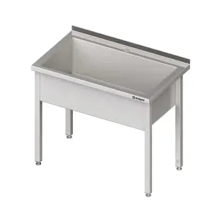 Stalgast Topfspüle Edelstahl 1 Becken, 300 mm Beckenhöhe VTS10650A , Maße: (B x T x H) 1000 x 600 x 850 mm, verschweißt