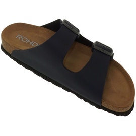 Rohde Grado Schuhe Sandalen Pantoletten Clogs, Größe:46 EU, Farbe:Blau