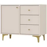 masseno Kommode TORINO 84 x 72 x 41 cm Beige