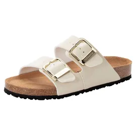 TAMARIS Damen Pantolette flach, beige, 39 EU