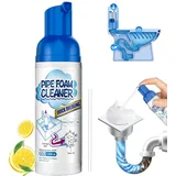 Abflussreiniger Schaum Extra Stark, Rohrreiniger Extrem Stark, Sink Und Drain Cleaner, Hochwirksamer Rohrreiniger Mit Aktivschaum, Für Küche, Bad, Toilette Und Balkon, 60ML