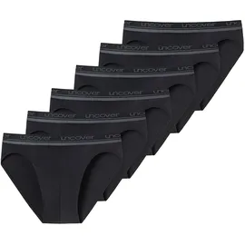 SCHIESSER Slip schwarz S 6er Pack