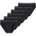 SCHIESSER Slip schwarz S 6er Pack