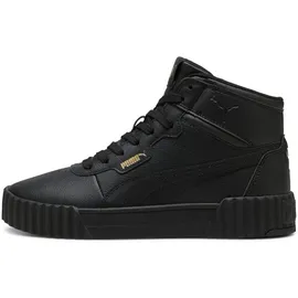 Puma Carina 3.0 Mid Damen Schwarz/Gold 37