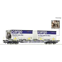 Roco Containertragwagen SBB Cargo