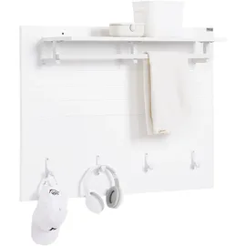 SoBuy Wandgarderobe Modern Weiß