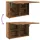 vidaXL Bad-Wandschrank 60 x 25 x 40 cm Altholz-Optik