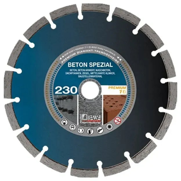 Diewe Diamanttrennscheibe 91583 Premium Beton Spezial 150 22,23