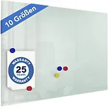 master of boards Glastafel Magnetisch Einseitig 120 (B) x 80 (H) cm