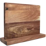 Uniharpa messerblock magnetisch 12 X 10 inch messerblock ohne messer mit starken Magneten und rutschfesten Füßen zur sicheren Aufbewahrung von Messern Messerhalter ohne Messer aus Holz