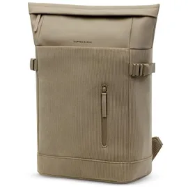 KAPTEN & SON Helsinki Cord Backpack Braun