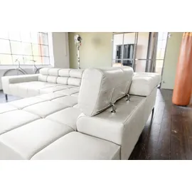 KAWOLA Sofa NELSON hellgrau Recamiere rechts