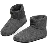 Dunlop Hausschuhe Herren, Flauschig Filzpantoffeln Herren, Warme Hausschuhe Boots für Männer, Hausstiefel Jungen Teenager, Winterstiefel 41-46, Geschenke fur Manner (Grau, Numeric_44) - 44 EU