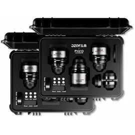 DZOFILM Pavo 2X Anamorphot 6-Objektiv-Set 28/32/40/55/75/100 mm T2,1/T2,4 F1,2 Sony E