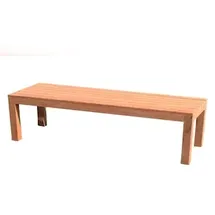Lex Gartenbank 180 x 40 x 45 cm Teak