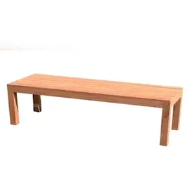 Lex Gartenbank 180 x 40 x 45 cm Teak