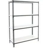 Proregal Schwerlastregal Metall 150x80x50 cm Anthrazit/Weiß