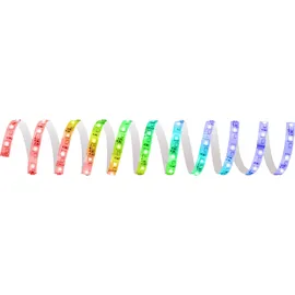 Briloner LED Band Pimp your Panel Ergänzungs-Set RGB+W Dimmbar 2,6 m Weiß