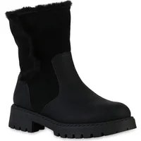 VAN HILL Klassische Stiefeletten in Schwarz