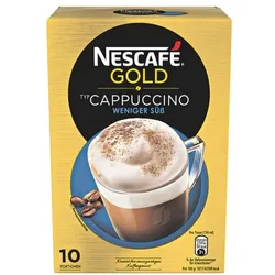 Nestle Löslicher Cappuccino »Nescafé GOLD« weniger süß gold