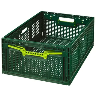 10 x Stabile Klappbox aus Kunststoff 60x40x21,9 cm Gemüsekiste Faltbox