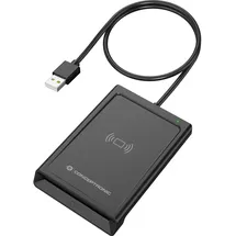 Conceptronic BIAN11B Smart-ID-Kartenleser mit dualer Schnittstelle