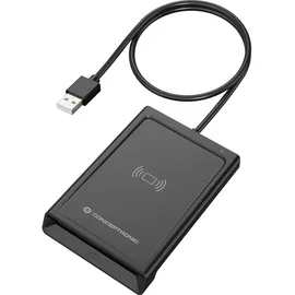 Conceptronic BIAN11B Smart-ID-Kartenleser mit dualer Schnittstelle