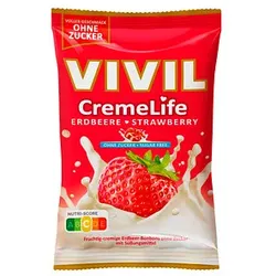 VIVIL® Creme Life Erdbeere Bonbons 90,0 g