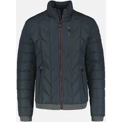 Steppjacke LERROS "LERROS Steppblouson mit Funktion", Herren, Gr. 6XL, blau (blau night), 100% Polyester, Langarm, Jacken, Wasser- und windabweisend, atmungsaktiv
