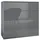 Vladon Pavos 76 x 76 x 35 cm Anthrazit matt/Grau Hochglanz