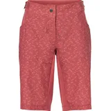 Vaude Damen Ledro Print Radhose kurz (Größe M, rot)