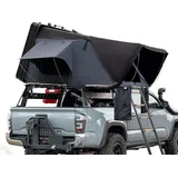 Dachzelt Auto, Auto Dachzelt, Roof Tent, Autozelt, Hartschalen Dachzelt, Outdoor-Campingzelt, Dachzelt Zubehör, Geeignet für Geländewagen, Camper, Camping, Zelt 4 Personen mit Teleskopleiter