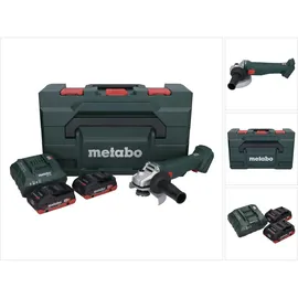 Metabo W 18 L 9-125 inkl. 2 x 4,0 Ah + Ladegerät + metaBOX