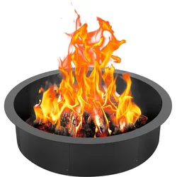 VEVOR Feuerstelle Feuerring Kamin Lagerfeuer φ1143mm für Garten Terrasse