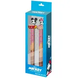 Disney Micky und Minnie Mix-Set mit 2 Ewigen Bleistiften, Blau, 9,5 x 23 cm